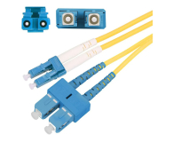 ExtraLink SC/UPC-LC/UPC Patchcord PVC Jednomodowy Duplex G652D 3mm 2m - 1543680 - zdjęcie 2